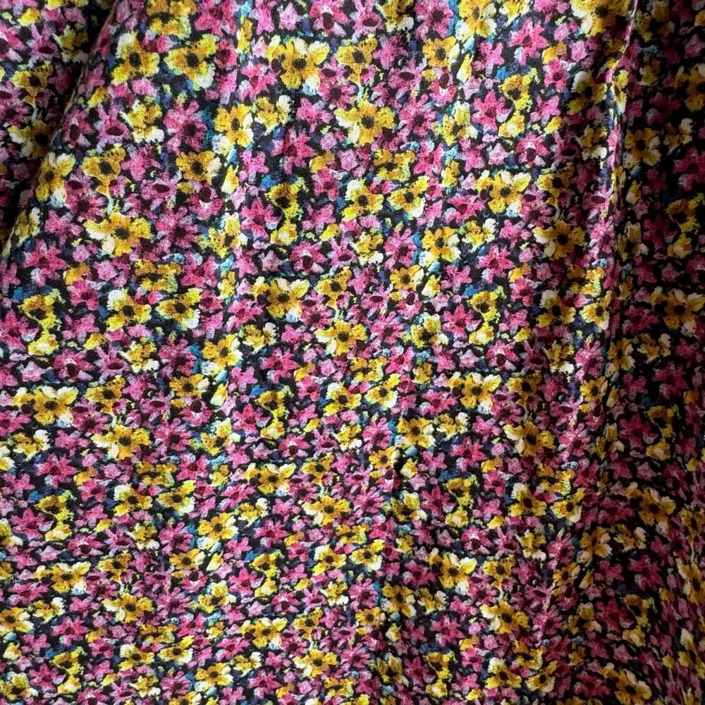 J. CREW Liberty® Fabric Cotton Daydream Midi Dress in Busy Izzy